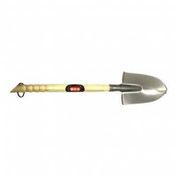 Pointed Spade with Wooden Handle