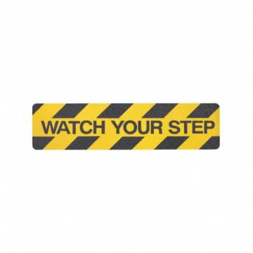 Coarse Grit "WATCH YOUR STEP" Strip (600mm x 150mm)