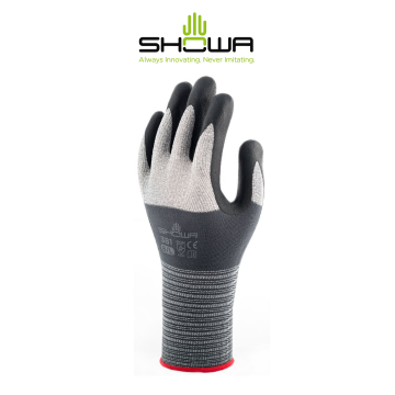 SHOWA 381 Microfiber Foam Nitrile Coat Gloves